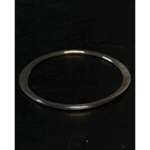 Vintage Sterling Silver Bangle Bracelet Minimalist Size 6.5